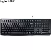 罗技Logitech)K120 键盘 有线键盘 办公键盘 全尺寸 黑色