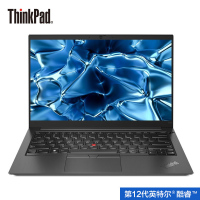 联想ThinkPad E14 2022款 12代酷睿版 笔记本电脑 轻薄本商务本 14英寸轻薄笔记本电脑(I7-1255U/16G/512G/MX550) win11 黑 工作办公