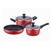 苏泊尔 中国红组合三件套 VTP1605T