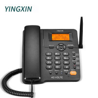 盈信(YINGXIN)YX20型全网通4G5G无线插卡固话办公家用固定电话座机VOLTE高清语音通话 黑色