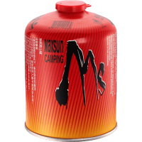 脉鲜(MAXSUN)户外防爆 450g红*4罐登山防寒 气罐野外露营烧烤燃料(BY