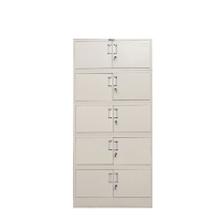 花城办公 五节柜办公柜储物柜文件柜 2050*850*380mm 30个起订(仅限烟台芝罘区供货)