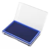晨光(M&G) AYZ97513B 快干印台(透明方)印油印章用盖章财务办公用品 蓝色