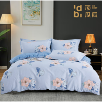 顶瓜瓜全棉四件套DGGT2041清颜-蓝