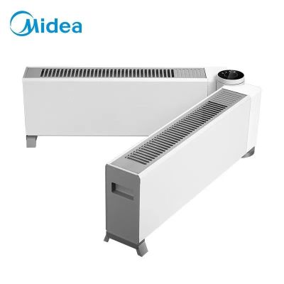 美的(Midea)踢脚线取暖器可折叠取暖器电暖气家用移动地暖对流式干衣电暖器电暖风-HDW22MV