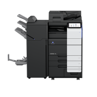 柯尼卡美能达Bizhub 750i A3黑白多功能复合机 10.1英寸超大触摸屏 双面同步扫描 四纸盒落地+小册子装订功能