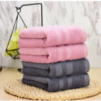 金号法兰克福 婴幼儿A类标准系列 双条毛巾套装 76*34cm 单盒 黑色/1盒装