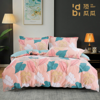 顶瓜瓜全棉四件套DGGT2042芭蕉叶语-桔