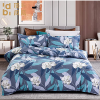 顶瓜瓜舒棉绒四件套DGGT2039墨兰绽放