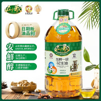 山歌一级物理压榨花生油5L*1大桶装食用油家用油健康花生油植物油