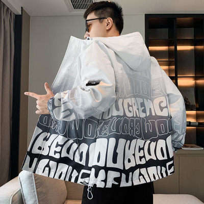 男士外套春秋季潮流百搭休闲连帽韩版秋装青少年学生帅气男装夹克