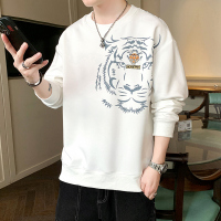 潮流长袖T恤男士春秋季潮牌圆领卫衣美式休闲体恤打底衫