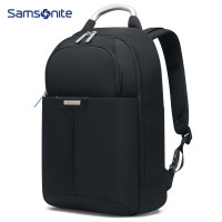 新秀丽时尚女士14寸双肩包电脑包男士商务背包苹果联想电脑包黑色BP2*09002