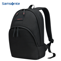 新秀丽14寸双肩包电脑包男女背包旅行包苹果联想笔记本电脑包黑色