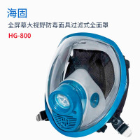 海固(HAIGU)自吸过滤式防毒面具 HG-800 硅胶全面罩(单只装 不含过滤件)