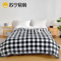 奂米床上用加厚冬季午休床单办公室午睡法兰绒沙发毛毯小被子814-3