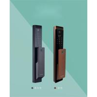 琨山智能锁W86智能门锁密码锁防盗门锁指纹锁 棕色(LX)