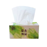 清风 A338LNS 硬盒抽取式原木面巾纸双层抽纸[ 200抽/盒 36盒/箱]