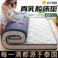 天然乳胶记忆棉床垫软垫双人家用榻榻米垫子卧室地铺棉垫
