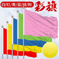 得力 防水加厚彩旗(红黄蓝绿粉白) 3号 指定颜色 新品