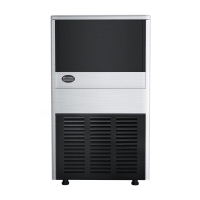 东贝 (donper)IKX制冰机商用奶茶店设备大型方冰小型造冰机不锈钢冰块机自动清洗制冰器 IKX228Pro