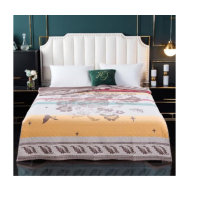 顶瓜瓜欧式纱布毯 黄 160*200