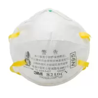 3M口罩N95 8210CN防尘口罩 防颗粒物防雾霾防花粉 编织头带式劳保口罩工业防护口罩 20只/盒