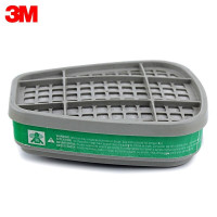 3M 6004CN 滤毒盒防护有机蒸气醚酸性气体 2个/包 1包装 6004CN