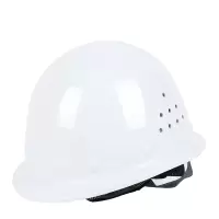 DXBG安全帽工地男国标加厚应急透气玻璃钢电力施工工程头盔加厚按钮款(白色)