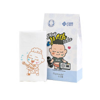 洁丽雅(grace)W2092 萌动系列-1 么么哒棉纱童巾单条装 童巾礼袋