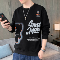 长袖T恤男士春秋季ins潮牌休闲百搭体恤打底衫潮流男生圆领卫衣服