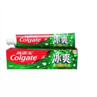 高露洁(Colgate)冰爽牙膏茶香冷萃龙井青柠牙膏 冰爽因子清新口气口腔护理牙膏120g