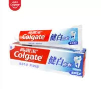 高露洁(Colgate)健白防蛀牙膏 200g 双效配方 亮白牙齿 清爽薄荷 清新口气 新老包装随机发