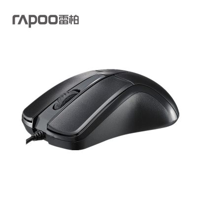 雷柏(Rapoo)N1162 有线有声光学鼠标 黑色(送鼠标垫)