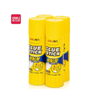 得力(deli)7090固体胶12支/盒 15g高粘度PVP固体胶水/胶棒