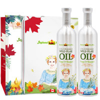 农夫世嘉(Jayland Naturals) 亚麻籽油套装二(经典装500ml*2瓶)