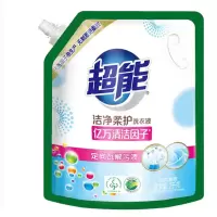 超能 植翠低泡洗衣液(洁净柔护) 2kg/袋装 天然椰油 温和不刺激 (带出液口D)