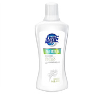 超能 白衣漂净液 洗衣液 白色衣物通用 护色不伤衣 去渍去黄 家用 白漂 600gx1瓶