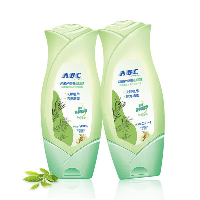 ABC卫生护理液 女性私处洗液弱酸性慕斯泡沫型150ml*2