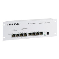 普联(TP-LINK)TL-SG2008M 8口千兆Web网管交换机云管理企业组网办公交换机
