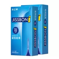 杰士邦 紧型超薄5送5套装(JSM5+JSM5)超薄玻尿酸润滑舒爽 天然橡胶深度刺激 至薄隐形系列成人避孕套10装