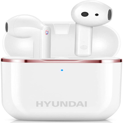 HYUNDAI韩国现代真无线蓝牙耳机半入耳式通话降噪运动防水华为小米OPPO苹果手机通用 真无线蓝牙耳机