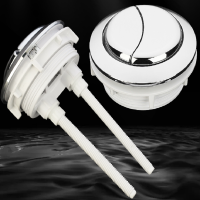 ALAN 坐便器冲水按钮组件DN15*200马桶水箱配件冲水按钮按键通用坐便器按压器抽水马桶盖子开关