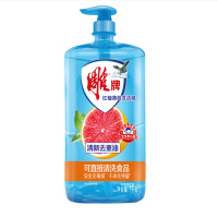 雕牌 红柚薄荷洗洁精火锅烧烤去重油 烧焦食物附着 隔夜凝固油渍 难洗餐具[1kg*单瓶装]