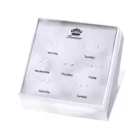 缔晶 S99 9 银 星星 耳饰 套装 T121