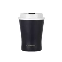 KATIWELL 卡迪莲后浪珐琅咖啡暖手杯 C520-30 黑色