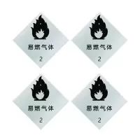 安赛瑞 标志牌\200×200×1.2mm\铝井下反光标识易燃气体标识牌