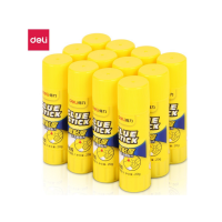 得力(deli)7092固体胶12支/盒 20g高粘度PVP固体胶水