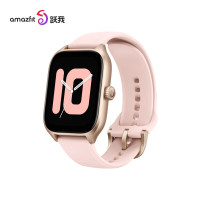 Amazfit跃我GTS4 智能手表华米科技跑步运动健身力量训练六星双频定位健康血压筛查研究心率监测网易云音乐播放长续航男女款多功能情侣手环