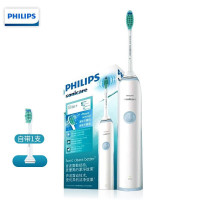 飞利浦(PHILIPS) 电动牙刷 成人声波震动(自带刷头*1) 清新洁净 浅蓝HX3216/01